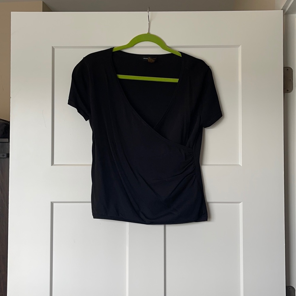 V-neck Wrap Shirt